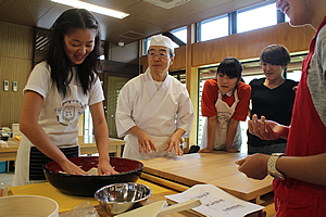 蕎麦打ち体験